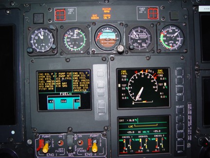 Im Cockpit