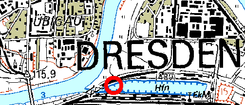 Geografische Lage Dienstgebäude Dresden