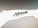Tattoo 'Michaela' am linken Unterarm