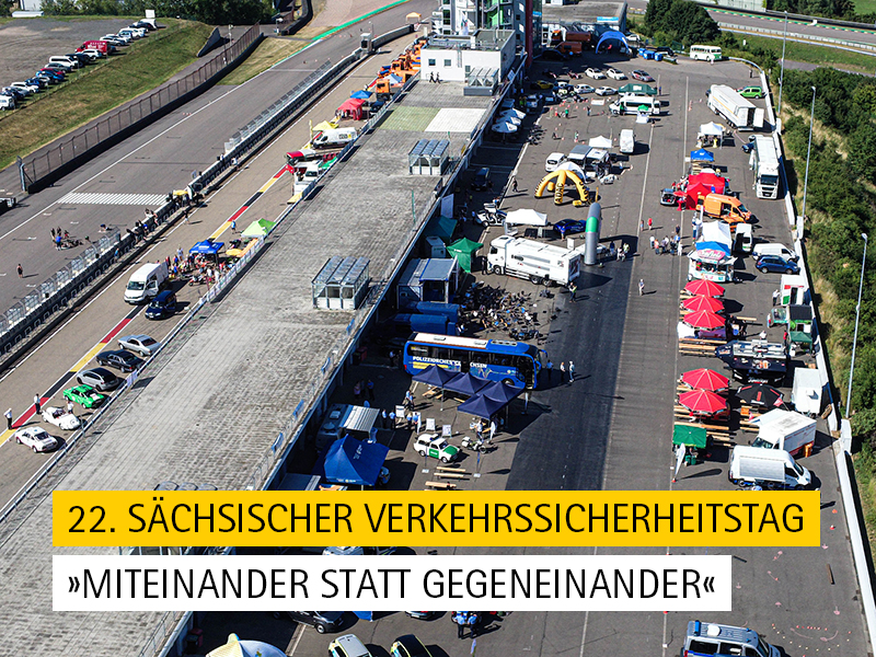 Blick auf das Veranstaltungsgelände
