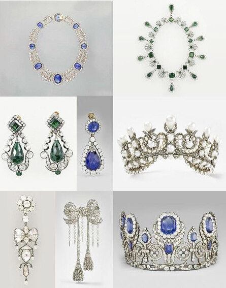 Übersicht gestohlener Schmuckstücke