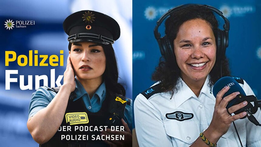 »PolizeiFunk – Der Podcast der Polizei Sachsen«: In Folge 54 spricht Musikerin Isabel vom Polizeiorchester Sachsen. Die Musikerinnen und Musiker sind Teil des Polizeipräsidiums für Service und IT (PPSI).