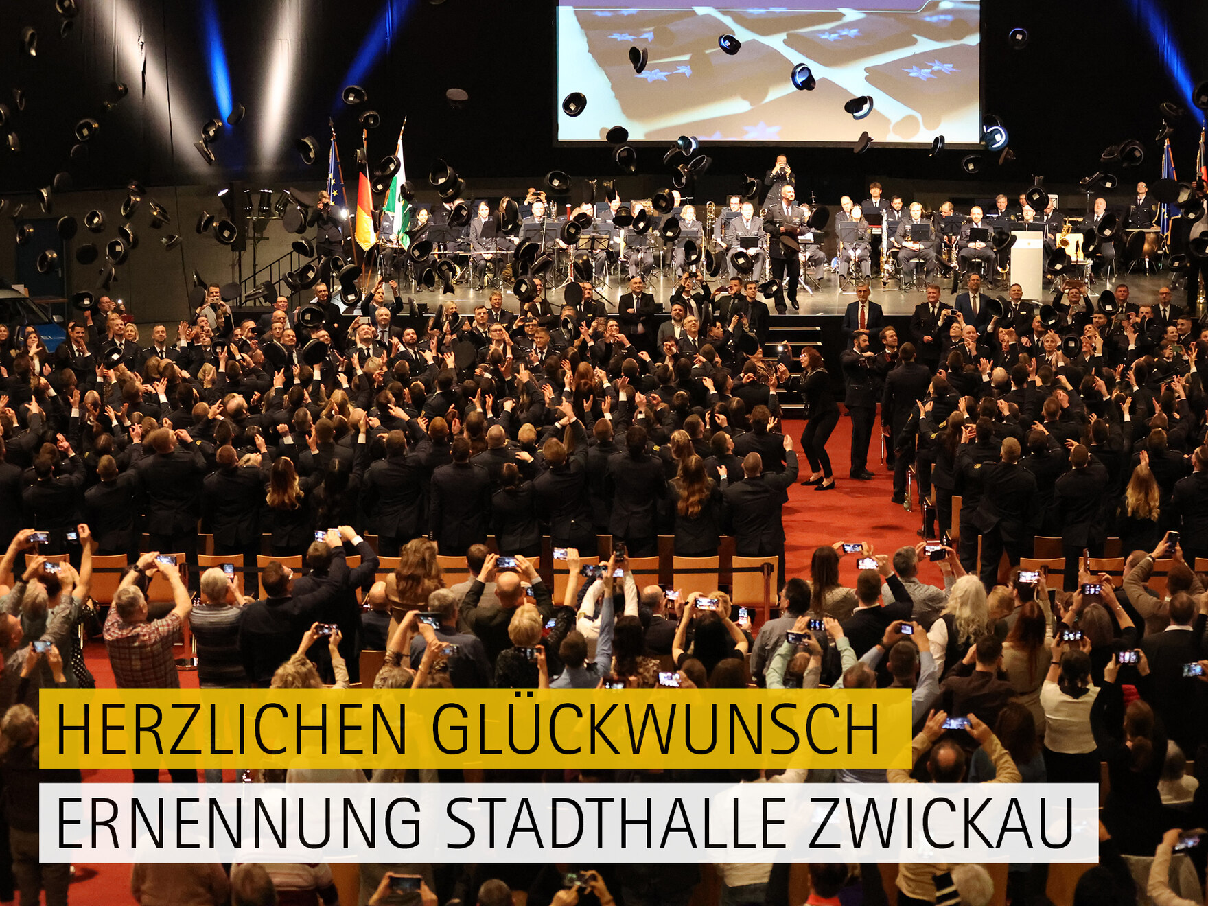 Ernennung Stadthalle Zwickau 