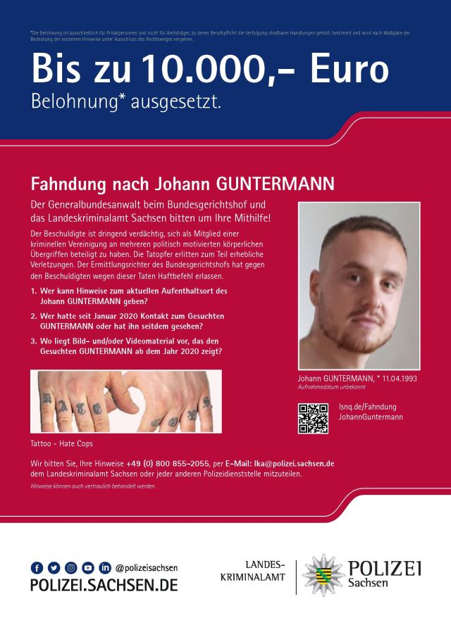 Fahndungsplakat