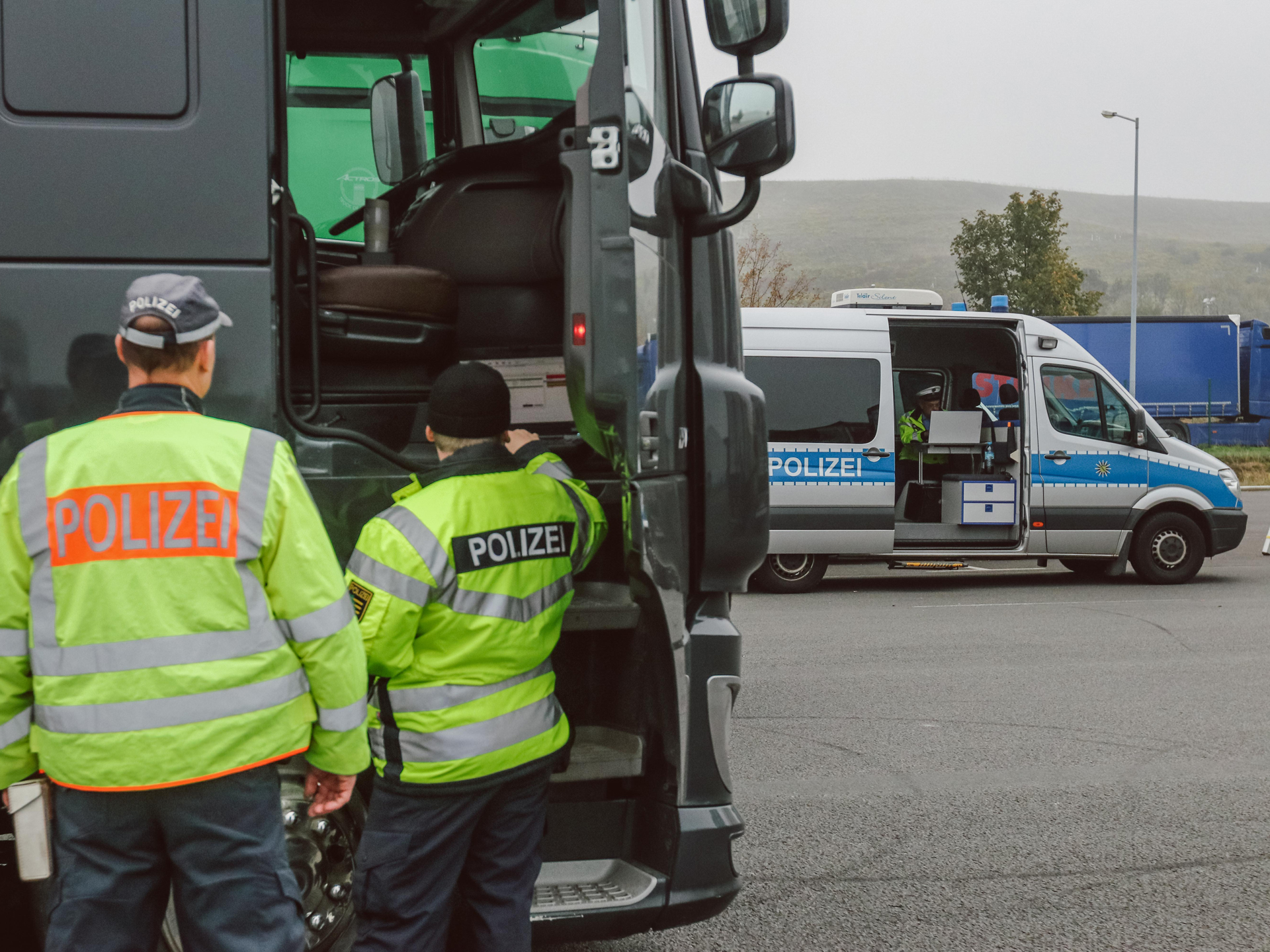 Polizei Sachsen kontrolliert