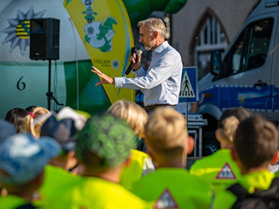 Innenminister Schuster unterstützt die Aktion 