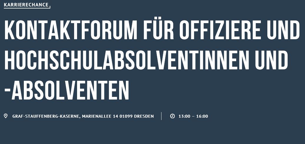 Kontaktforum für Offiziere, Hochschulabsolventen