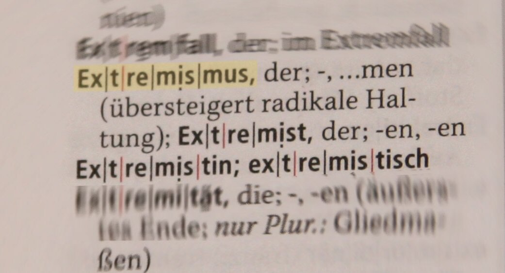 Begriffsbestimmung Extremismus